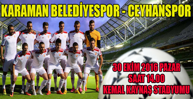 Karaman Belediyespor Ceyhanspor’u Ağırlıyor