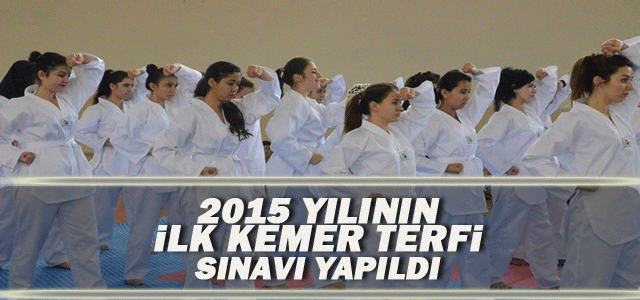 2015 Yılının İlk Kemer Terfi Sınavı Yapıldı