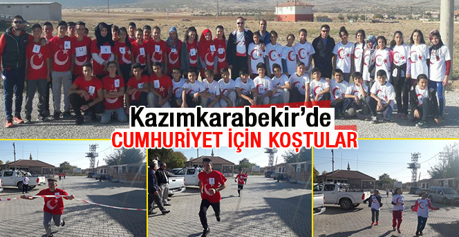 Kazımkarabekir’de Cumhuriyet İçin Koştular