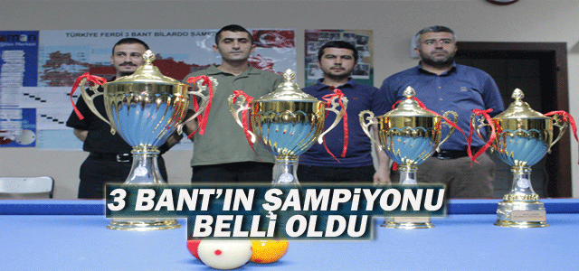 3 Bant’ın Şampiyonu Belli Oldu