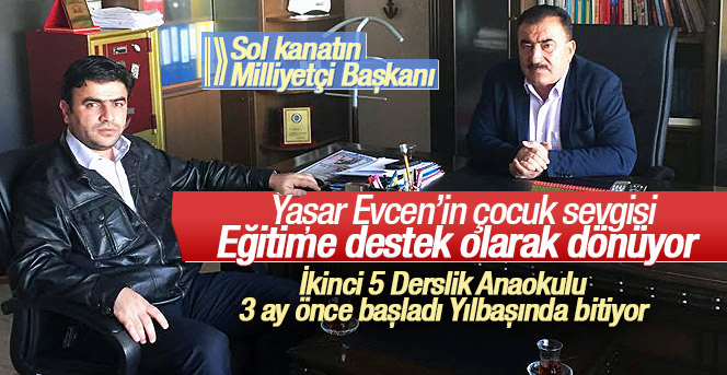 Yaşar Evcen 2. Anaokulu açıyor