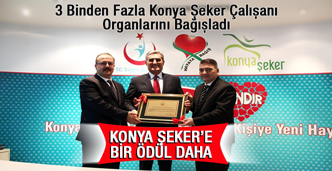 Konya Şeker’e Bir Ödül Daha