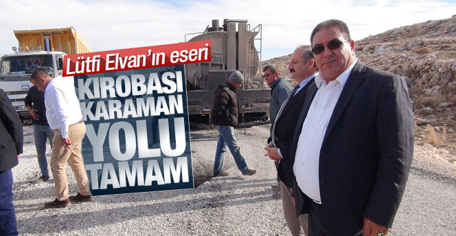 Kırobası-Karaman Yolu asfaltlandı