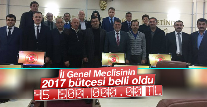 2017 Yılı Bütçe Görüşmeleri Bitti.