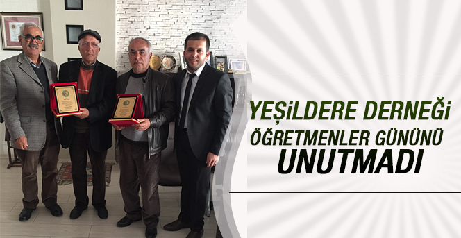 Yeşildere Derneği Öğretmenler Gününü Unutmadı