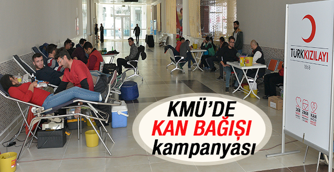 Kmü’den Kan Bağışı Kampanyasına Tam Destek