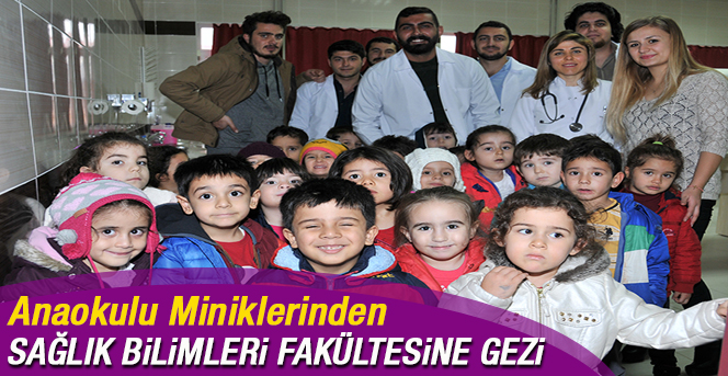 KMÜ Anaokulu Miniklerinden Sağlık Bilimleri Fakültesine Gezi