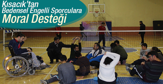 Kısacık’tan Bedensel Engelli Sporculara Moral Desteği