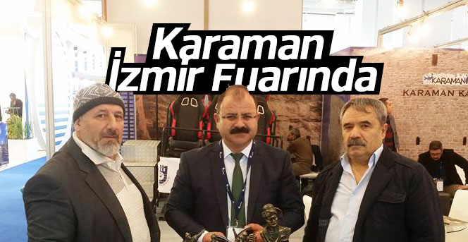 İzmir Fuarı’nda Karaman standı yoğun ilgi görüyor