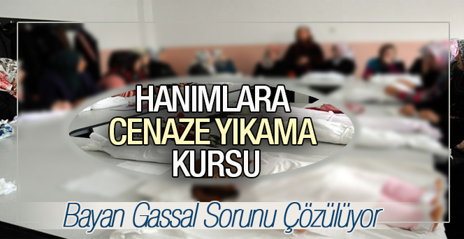 Belediyeden Hanımlara Cenaze Yıkama Kursu