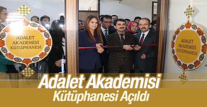 Adalet Akademisi Kütüphanesi Açıldı