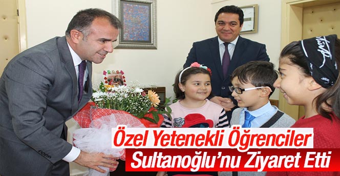 Özel Yetenekli Öğrencilerden Sultanoğlu’na Ziyaret