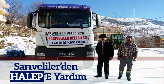 Sarıveliler’den Halep’e yardım