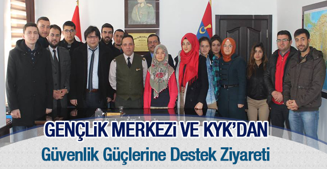 Gençlik Merkezi Ve KYK’DAN Güvenlik Güçlerine Destek Ziyareti