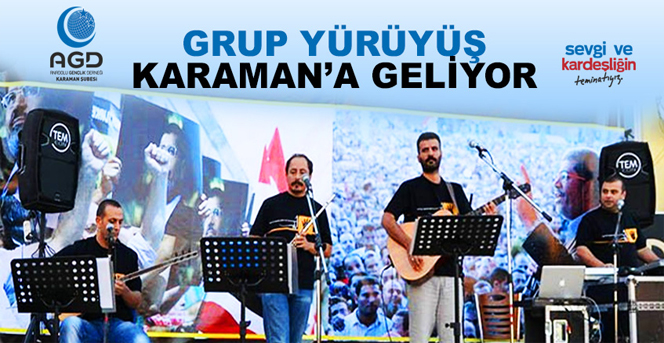 Grup Yürüyüş Karaman’a Geliyor