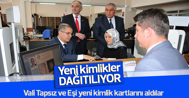 Karaman’da yeni kimlik kartları dağıtılmaya başladı