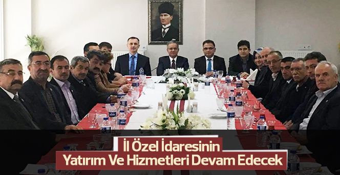 Karaman’da İl Özel İdaresinin Yatırım Ve Hizmetleri Devam Edecek