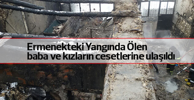 Yangında ölen iki kız kardeşin de cesedine ulaşıldı