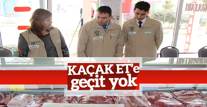 Karaman’da Kaçak Ete Geçit Yok