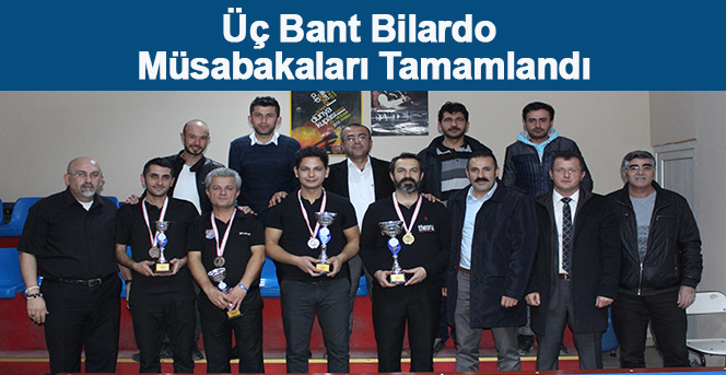 Üç Bant Bilardo Müsabakaları Tamamlandı