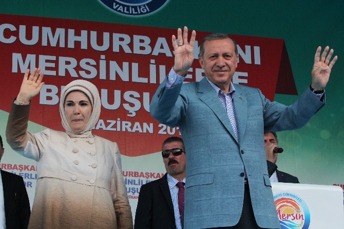 Cumhurbaşkanı Erdoğan Mersin’de (1)