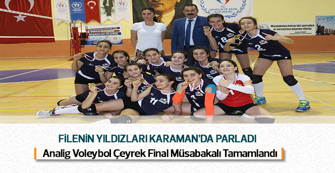 Analig Voleybol Çeyrek Final Müsabakalı Tamamlandı