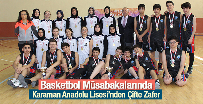 Karaman Anadolu Lisesi’nden Çifte Zafer