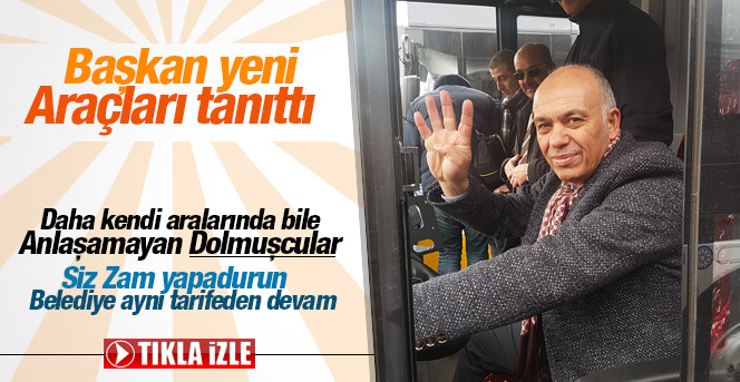 10 Adet Yeni Halk Otobüsü Hizmete Sunuldu