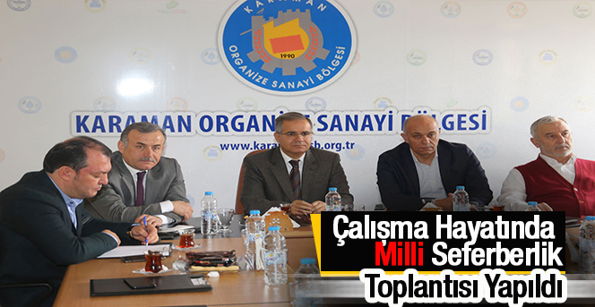 İstihdam Seferberliği Toplantısı Yapıldı