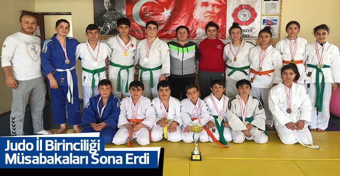 Judo İl Birinciliği Müsabakaları Sona Erdi