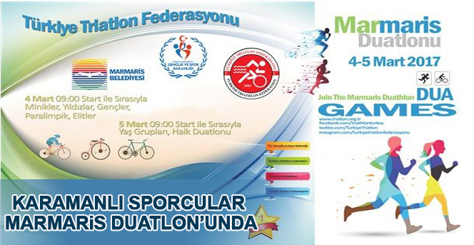 Karamanlı Sporcular Marmaris Duatlonunda Boy Gösterecek