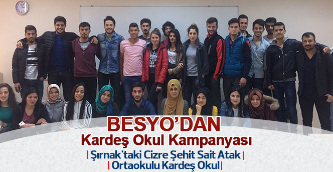 BESYO’dan Kardeş Okul Kampanyası