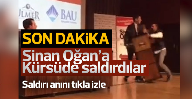 Sinan Oğan a saldırı yapıldı