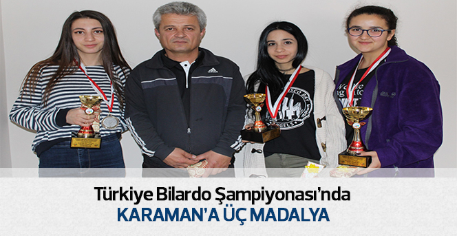 Karamanlı Bilardoculardan Madalya