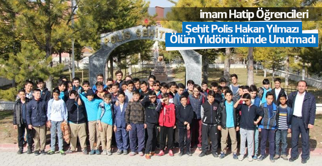 Şehit polis Hakan Yılmaz, ölüm yıldönümünde unutulmadı