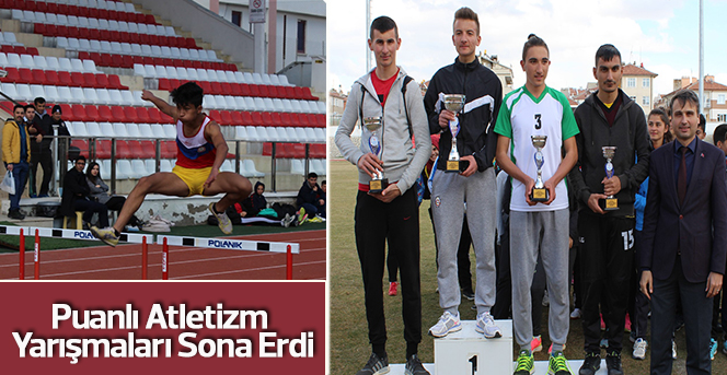 Puanlı Atletizm Yarışmaları Sona Erdi