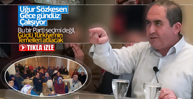 Uğur Sözkesen’den Referandum çalışması