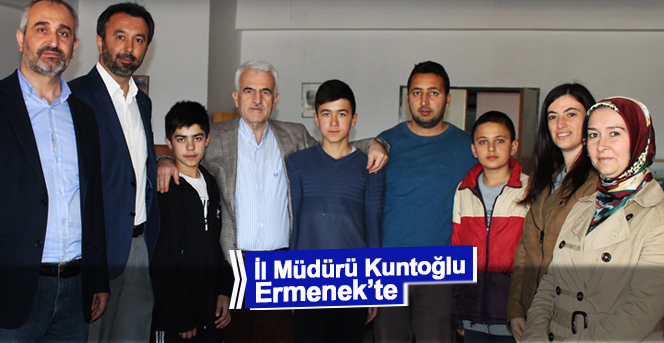 İl Müdürü Mevlüt Kuntoğlu Ermenek’te Öğrencilerle Buluştu