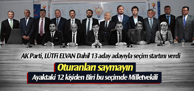 13 Kişi Ak Partiʹden Aday Adaylığı İçin Başvurdu