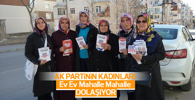 AK Partili Kadınların Referandum Çalışmaları Devam Ediyor