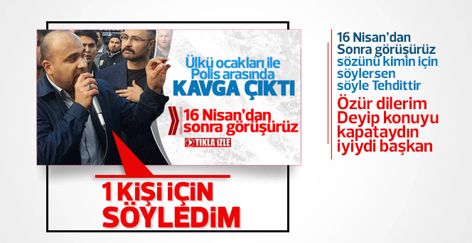 Ülkü Ocakları İl Başkanı Başkocagil’den Açıklama