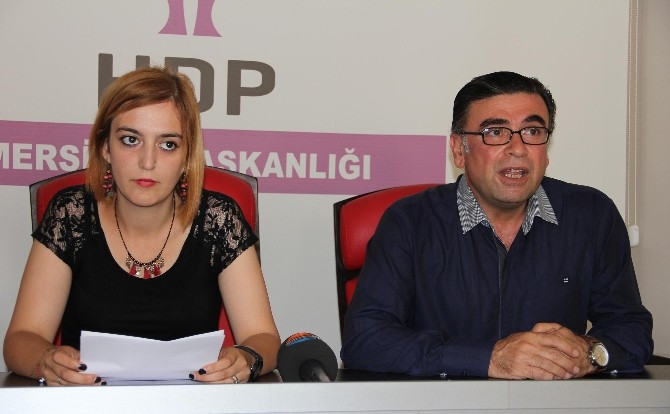 HDP Mersin Eş Başkanları Saldırıları Kınadı